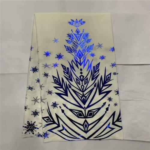 2019 Fashion Design High Quality Swiss Cotton Printing Metallic Fabric 5 Yards For Ladies Wedding Dress! LXF9232