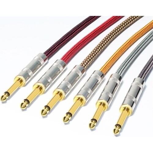 3Meter Audio cable Guitar accessories Guitar Cable Electric Guitar Wire Keyboard Drum Audio Cable Noise-Canceling Shield