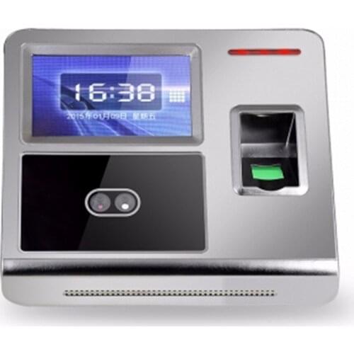 4.3 Inch Touch Screen Dual Camera Face Recognition/Password/Fingerprint Time Attendance Access Control System F7