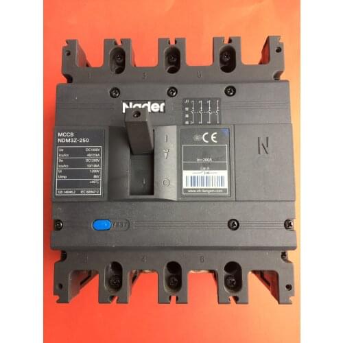 Nader Liangxin 4P200A Plastic Case DC Circuit Breaker Air Switch NDM3Z-250 4300
