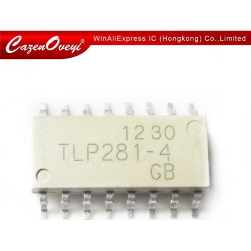5pcs/lot TLP281-4GB TLP281-4 TLP281 TLP280-4GB TLP280-4 TLP280 SOP-16 In Stock