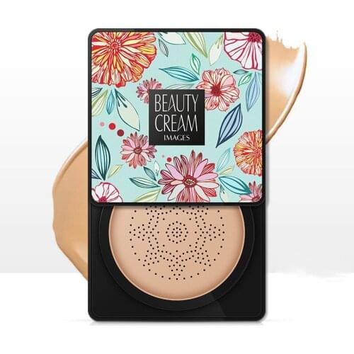 BB Air Cushion Foundation Mushroom Head CC Cream Concealer Whitening Makeup Cosmetic Waterproof Brighten Face Base Tone