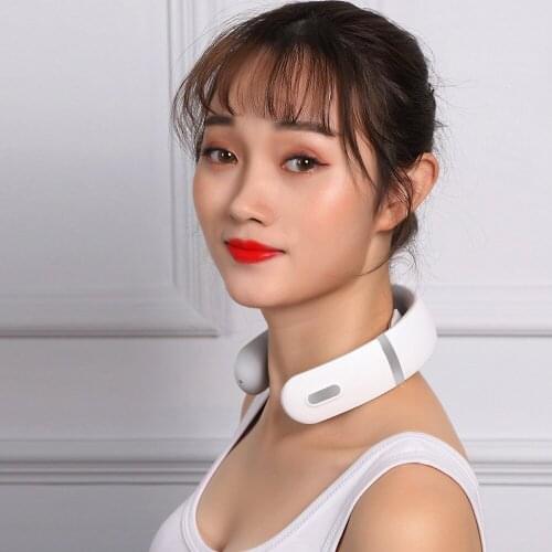 Neck Massager Wireless Cervical Traction Collar Pain Relief Massage Device Pulse 3D Floating Electrode Health Care Machine