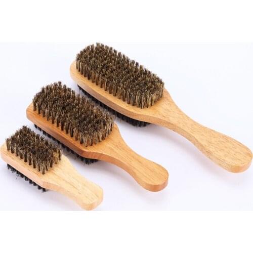 Mens Double-sided Beard Styling Brush Multifunctional Household Beard Grooming Hair Scrubbing Brushbrush Hairdressing Tools
