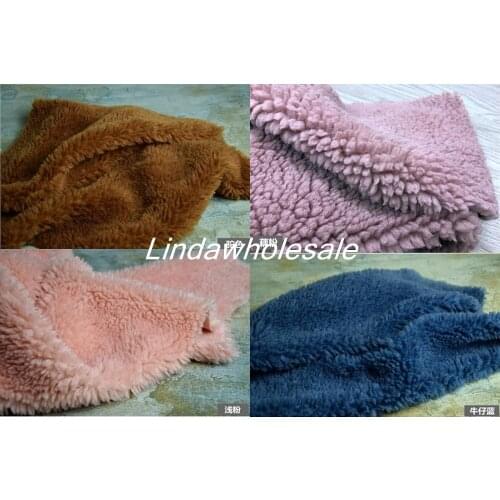Australian wool faux fur,roll sheep plush fabric new clothing material,felt cloth,160cm*45cm(harf yard)/pcs