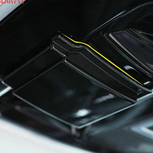 BJMYCYY ABS Gloss Black Car Roof Card box For Range Rover Vogue 13-17 RR Sport For Land Rover Range Rover Sport Velar 2014-2017
