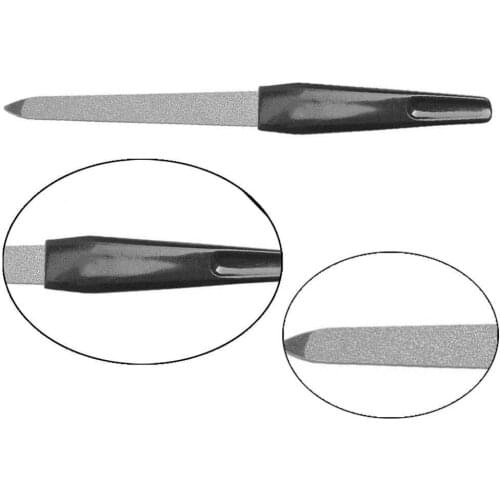 Metal Double Sided Nail Files Strong Edge For Manicure Pedicure Grooming Nail Supplies For Professionals Manicure Supplies