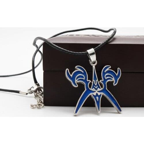 Game Fate Necklace Fashion Enamel Badge Pendant Charm Jewelry Rope Chain Necklaces Gifts For Game Fans New