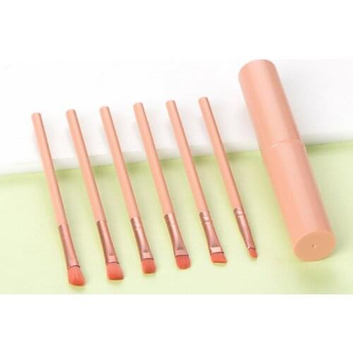 6Pcs Makeup Brushes Tool Set Eye Shadow Blush Make Up Beauty Cosmetic Brushes Professional Ultra Soft Eye Shadow Brushes