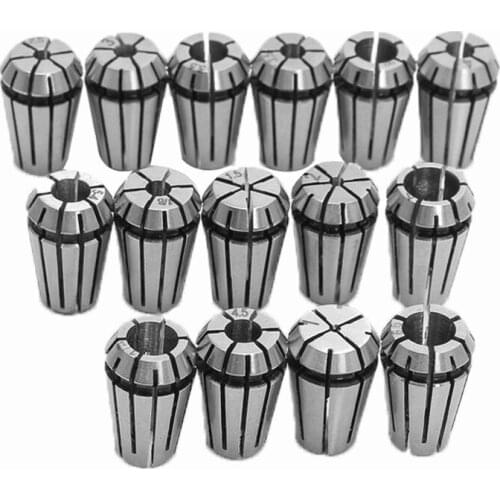 15PCS/set ER11 Spring Collet Set for CNC Engraving Machine & Milling Lathe Tool Tool Holder Freeshipping
