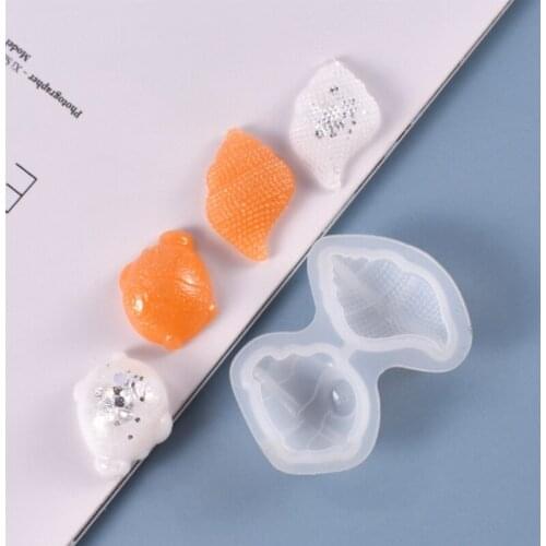 DIY Crafts Soap Candle Jewelry Casting Tool Crystal Epoxy Resin Mold Mini Fish and Shell Decorations Silicone Mould
