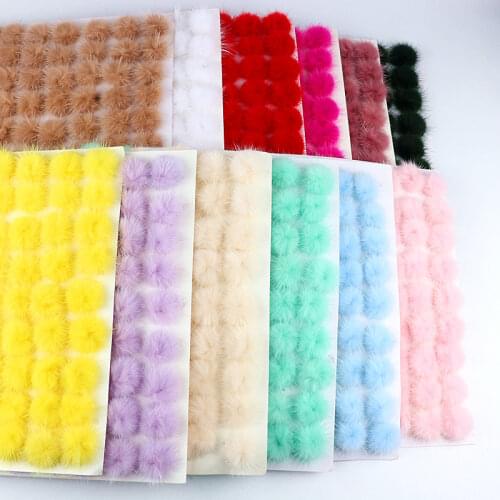 Fluffy Plush Balls Soft 30mm Pompones Fur Pompom DIY Kids Toys Wedding Decor 3cm Pom Poms Ball Sewing Craft Supplies Gifts