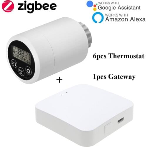 SEA801-ZIGBEE Tuya Thermostat Controller Heating Accurate TRV Smart Termostato Radiator Valve Programmable Remote Controller