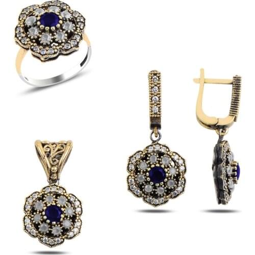 Silverlina Silver Zircon Stone Authentic Set