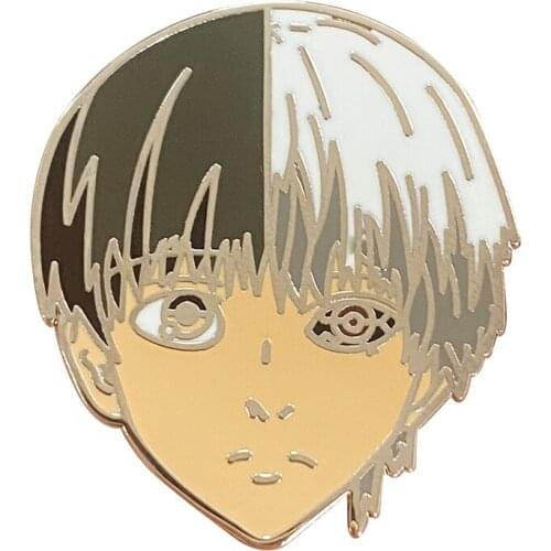 Tokyo Ghoul cool and cute two sides badge he struggled to integrating into the world of carnivorous demons
