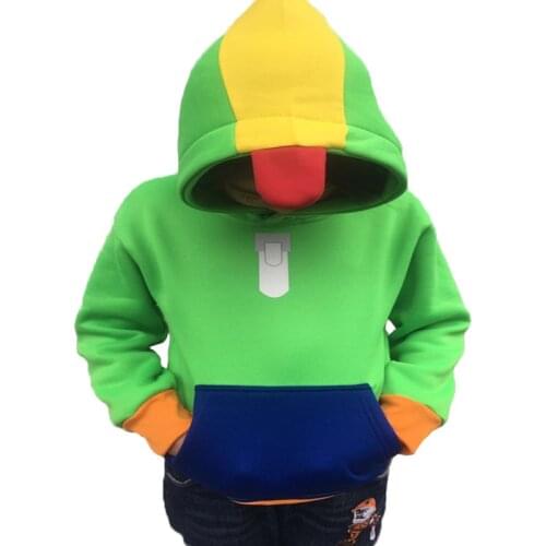 3T - 16T Girls Hoodie 2020 New Fashion Streetwear Hoodies Sweatshirt Design Green Red Lovely Boy Girl Hoodie Printing Leon Tops