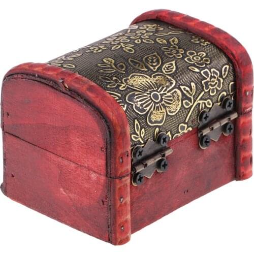 Vintage Chinese Style Woman Wooden Jewelry Storage Display Box Unique Gift