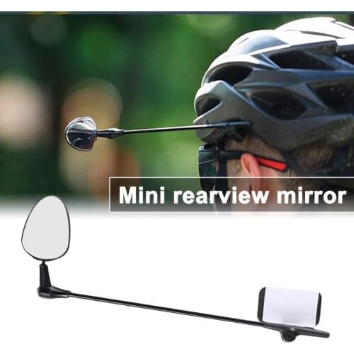 High Hardness In-mold Bicycle Reflective Convex Mirror Small Bike Rearview Mirror Convenient for Mountain Bike