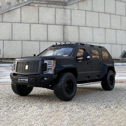 1:18 Diecast Alloy WWII Super Off-Road Vehicle G War Chariot Car Model DieCast Metal Toys Adult Souvenir Collection Gift Display