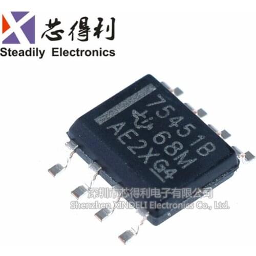 10pcs/lot Sn75451bdr Sop-8 Original Brand New 75451b Patch