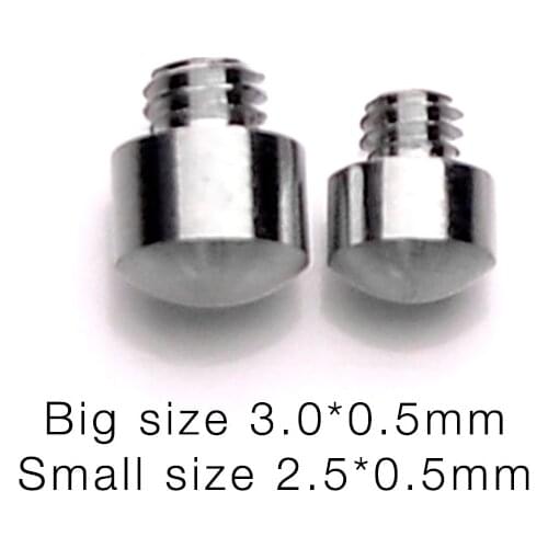 2.5*0.5mm 50 pcs/lot Scissors Silencer Parts Stainless Steel Haircutting Styling Scissors Accessories Bumpers Silenciador