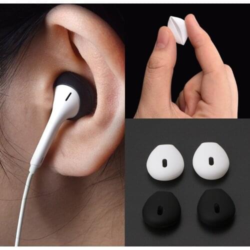 2Pairs Silicone in-ear Headset Earbuds Cover Anti-Lost Ear Cap for Apple for Airpods