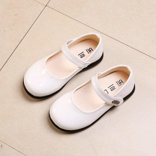 2020 fashion girls shoes children kids dress girl princess red leather shoe spring autumn size 21~36