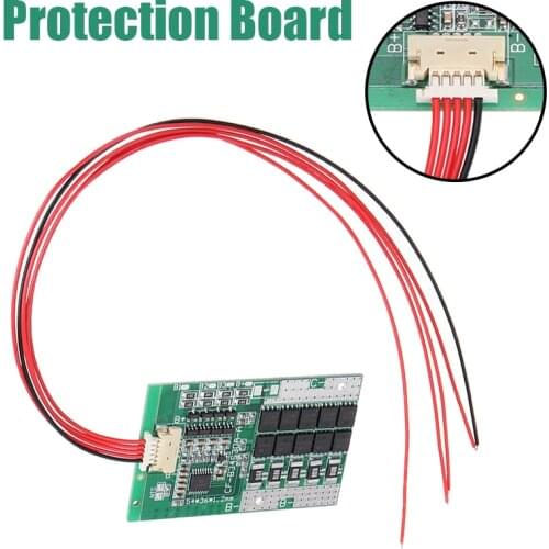 4S 30A 12V BMS PCB Protection Balance Board For LiFePo4 LiFe 18650 Battery Cell Integrated Circuits 64X56X4.0mm