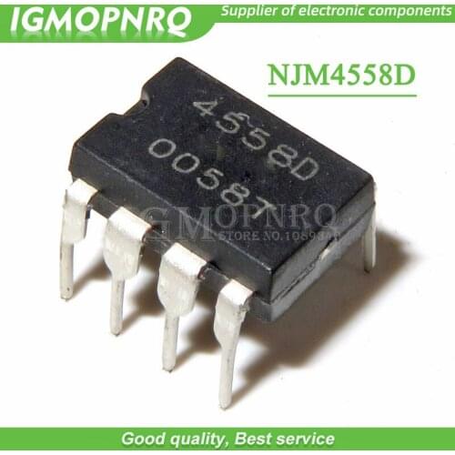 50pcs/lot NJM4558DD NJM4558 4558D DIP8 In Stock