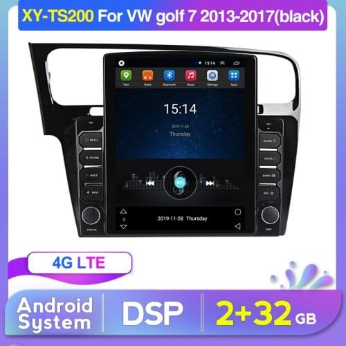 Car Radio Head Unit Android GPS Navigation Player for 2013-2017 VW Volkswagen Golf 7 Steering Wheel Control support Carplay WIFI