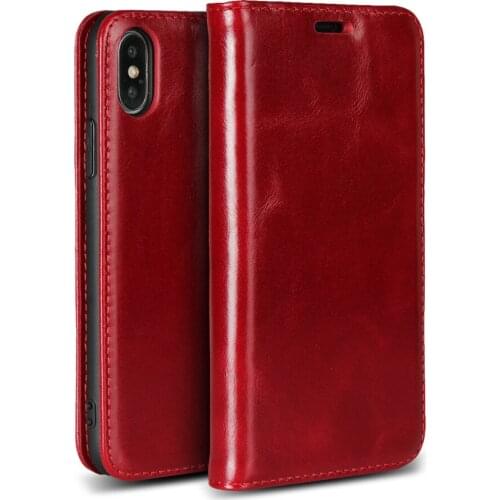 Etui Fundas for iPhone XS Max XR X 8 7 Flip Phone Case Luxury Genuine Leather on for iPhone 6s 6 Plus Wallet Full Cover Capa