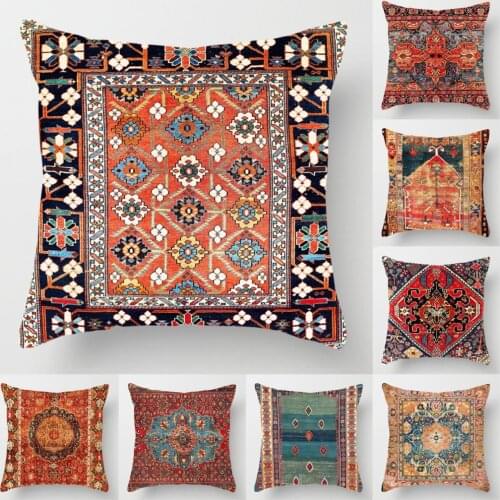 Persian Turkish Style Pattern Covers Cases Pillow Decorative Softness Cover Pillow Living Room Sofa Car Home Decoration 1Piece