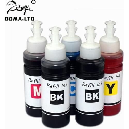 5 PC X 100ml Printer Ink For EPSON XP-600/XP-700/XP-605/XP-800 XP-720 XP-625 XP-620 XP-520 Printer Ink Cartridge Ciss