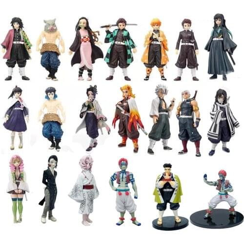 2021 New Anime Demon Slayer Figure Inosuke Kimetsu No Yaiba Figura Action Figures PVC Model Figurine Toys Gifts With Box