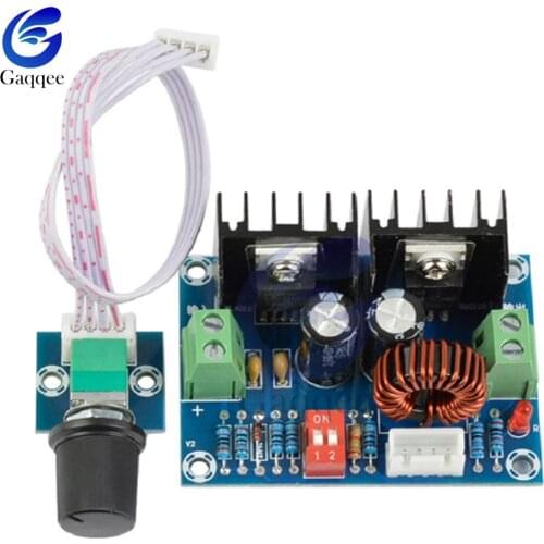 Gaqqee DC-DC Voltage Regulator Module 200W XL4016 Step Down Buck Module High Power 8A With External Potentiometer