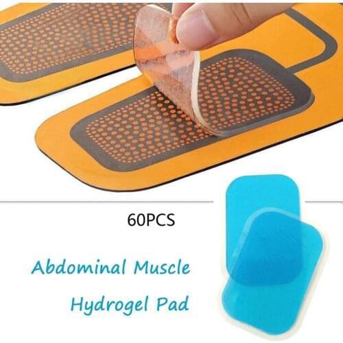 Hydrogel Gel stickers for EMS trainer abdominal muscle stimulator Gel pads for slimming Abdomen Fitness massage machine
