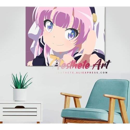 Hina Satou Kamisama ni Natta Hi Anime Home Decor Canvas Posters Prints Decoration Art Wall Pictures Living Room Painting