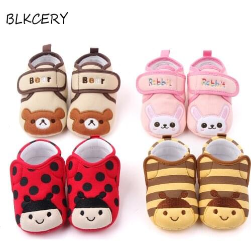 Fashion Newborn Baby Girls Shoes Soft Sole Cartoon Shoe Toddler Trainers Casual Boys Tenies Shoes for 1 Year Old Infant Footwear