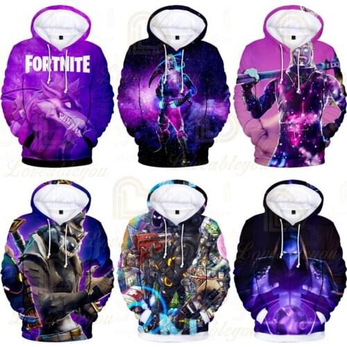 Fashion Fortnites Hoodies Kids 3D Hoodie Coat Boys Sweatshirts Pullovers Outerwear Hoodie Battle Royale Jacket Streetwear Hoody