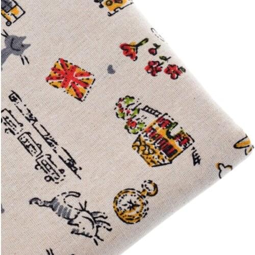 Zakka Cotton Linen Fabric For Handmade Hometextile Fabrics Cloth Sofa Curtain Bags Cushion Furniture Cover Meter 100x150cm