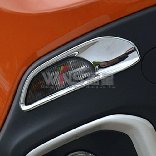 For Jeep Renegade 2016 Daylight Cover Trim Chrome ABS Car-styling accessories Tuning accessories Orginal
