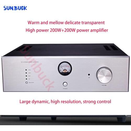 Sunbuck Field effect symmetrical differential circuit design 2.0 400W+400W high-power HIFI combined Power Amplifier Audio
