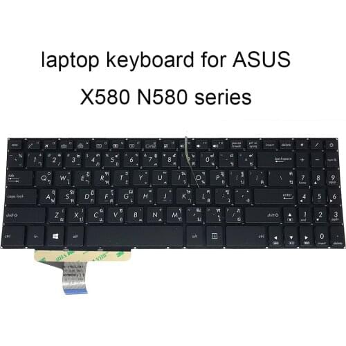 TI TR Backlight keyboard Replacement keyboards X580 for ASUS vivobook Pro N580 VD Thai Turkey laptops black 0KNB0 5605TU00 sale