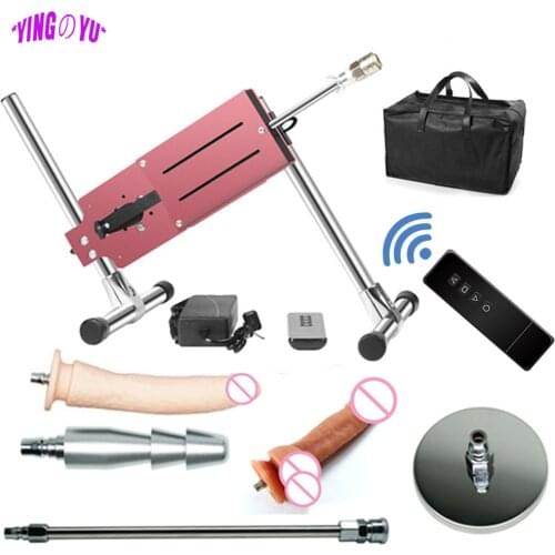 Quiet Automatic Sex Machine Vibrators Erotic Toys for Women Men Automatic Love Machine With Huge Dildo Penis Sucker Extened Rod