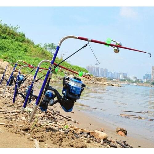 Automatic Telescope Fishing Rod 63cm High Quality with Reel Set Sea River Pool Fish Pole Holders Stand Stainless Steel Hardware