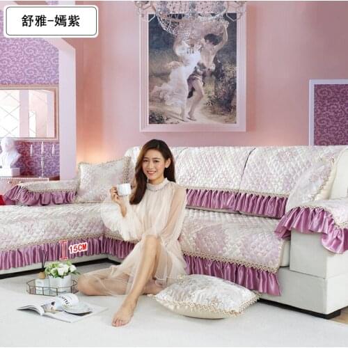 European style four seasons sofa cushion fabric modern minimalist new anti-slip cushion sofa cover all-inclusive universal cover