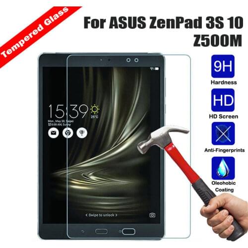 9H Premium Tempered Glass Screen Protector Cover For ASUS ZenPad 3S 10 Z500M Tablet