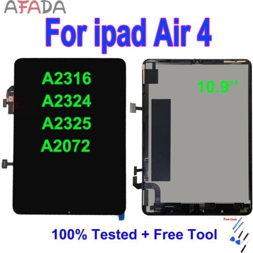 10.9" LCD For IPad Air 4 Air4 4th Gen 2020 A2316 A2324 A2325 A2072 LCD Display Touch Screen Digitizer Replacement