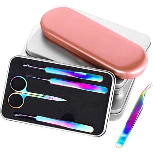 Y1UF 1Set Professional Stainless Steel Cuticle Trimmer Pusher Peeler Gel Nail Polish Gel Remover Nail Art Kit