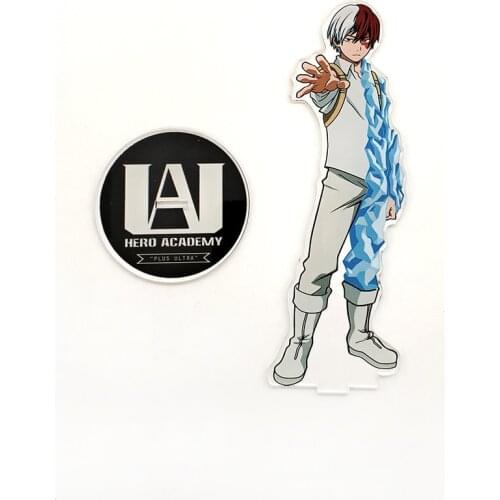 My Hero Academia Shoto Todoroki Japanese boku acrylic standee figurines desk decoration cake topper anime